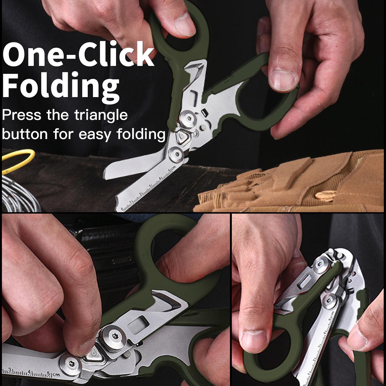 Mroace 8in1 Outdoor Tactical Scissors