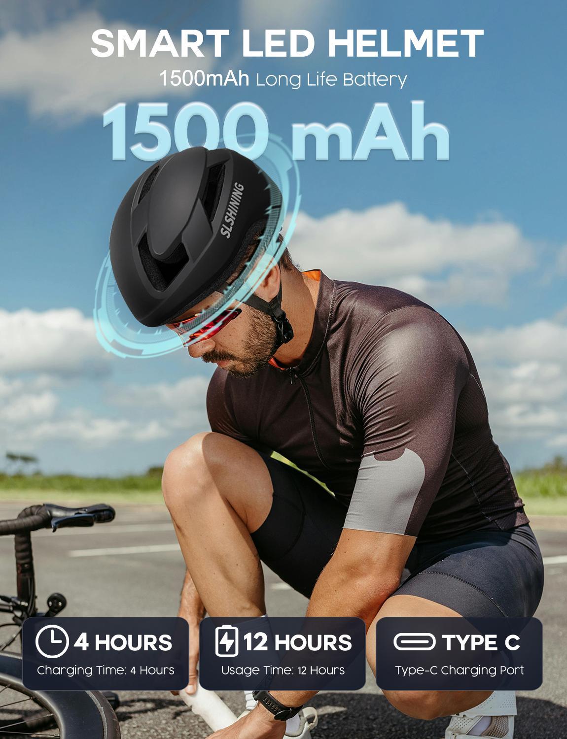 Mroace App-Controlled LED-Display Bikers Helmet