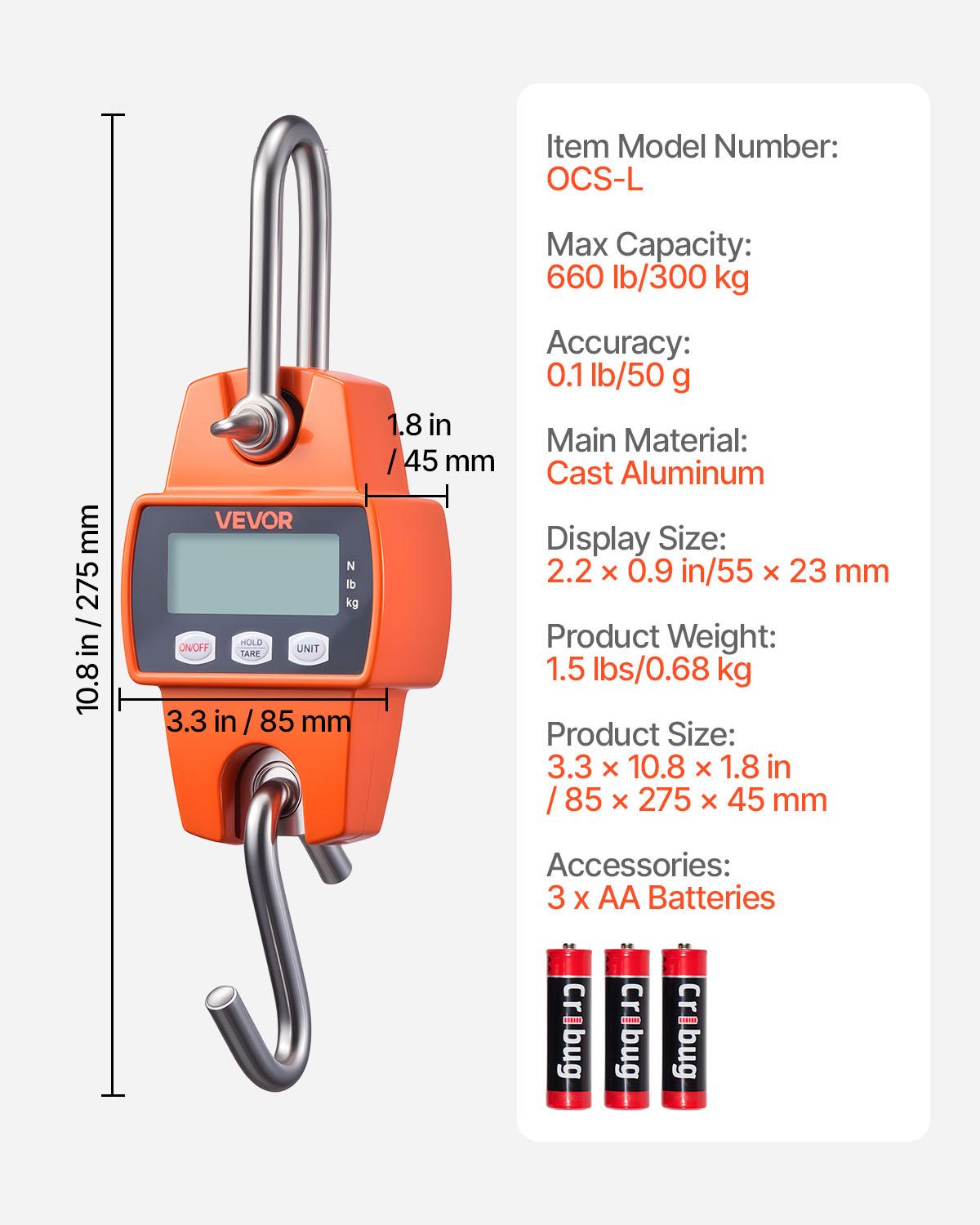 Mroace Digital Crane Scale