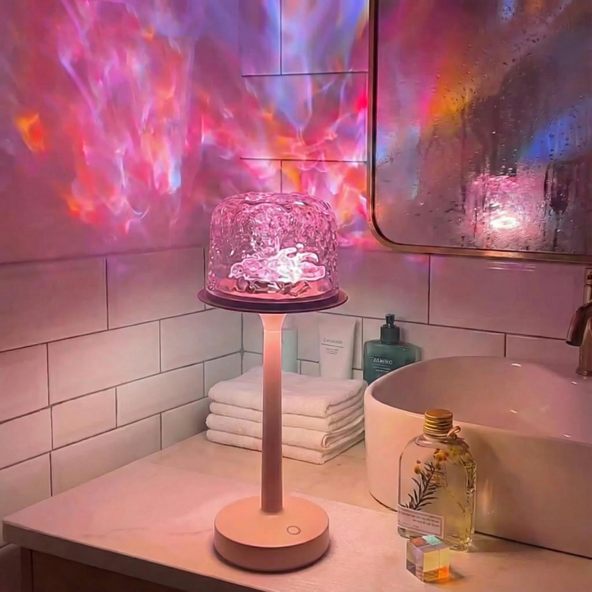 Mroace Remote Control Water Ripple Ambient Lamp