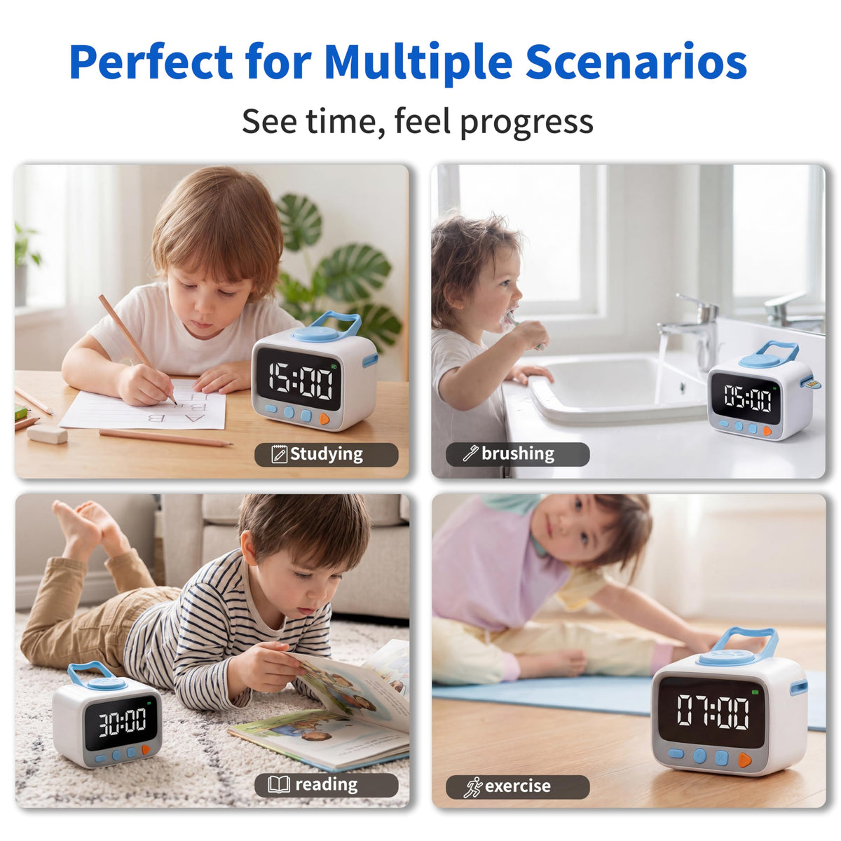 Mroace Rechargeable Visual Countdown Sticker Timer