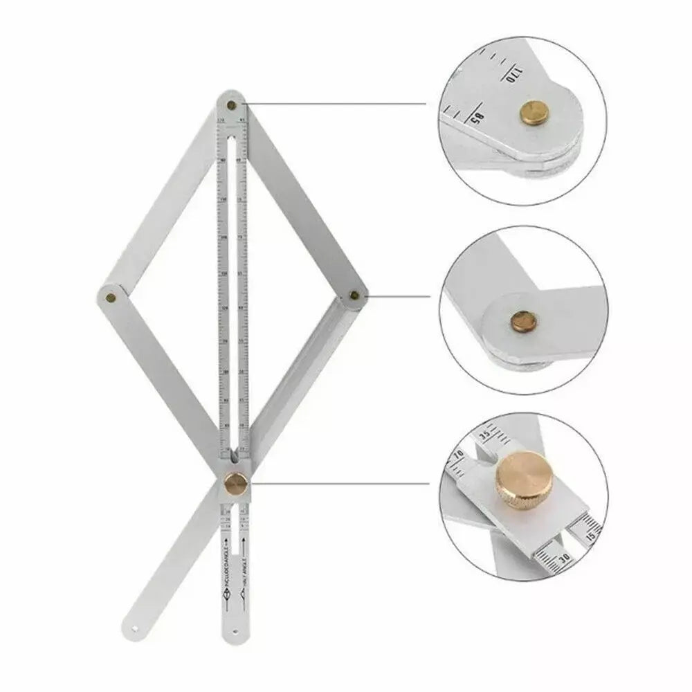Mroace Stainless Steel Digital Corner Angle Finder Protractor