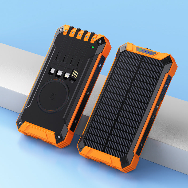 Mroace Solar Wireless Portable Power Bank