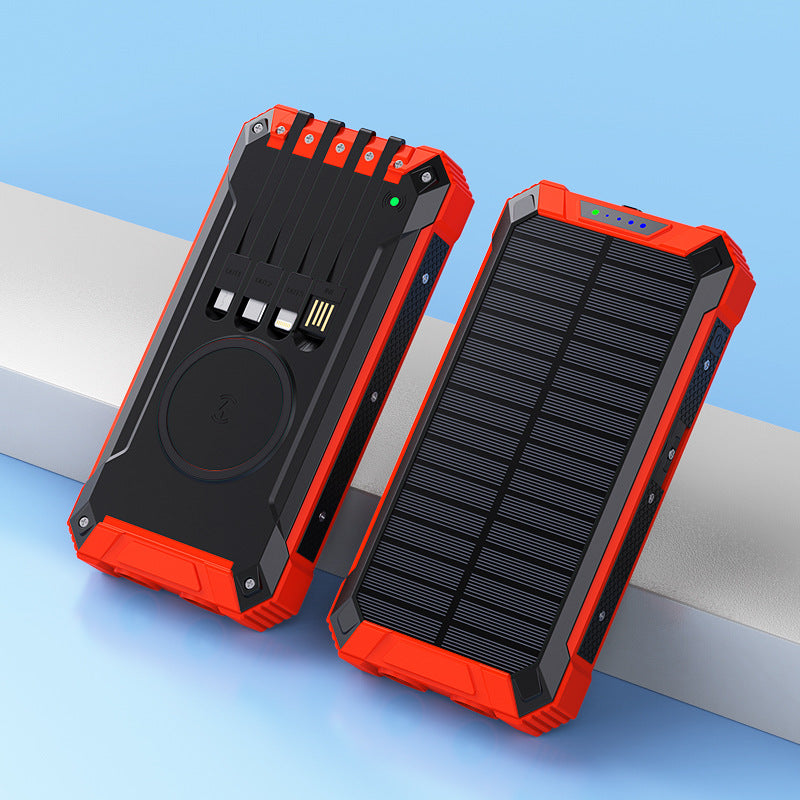 Mroace Solar Wireless Portable Power Bank