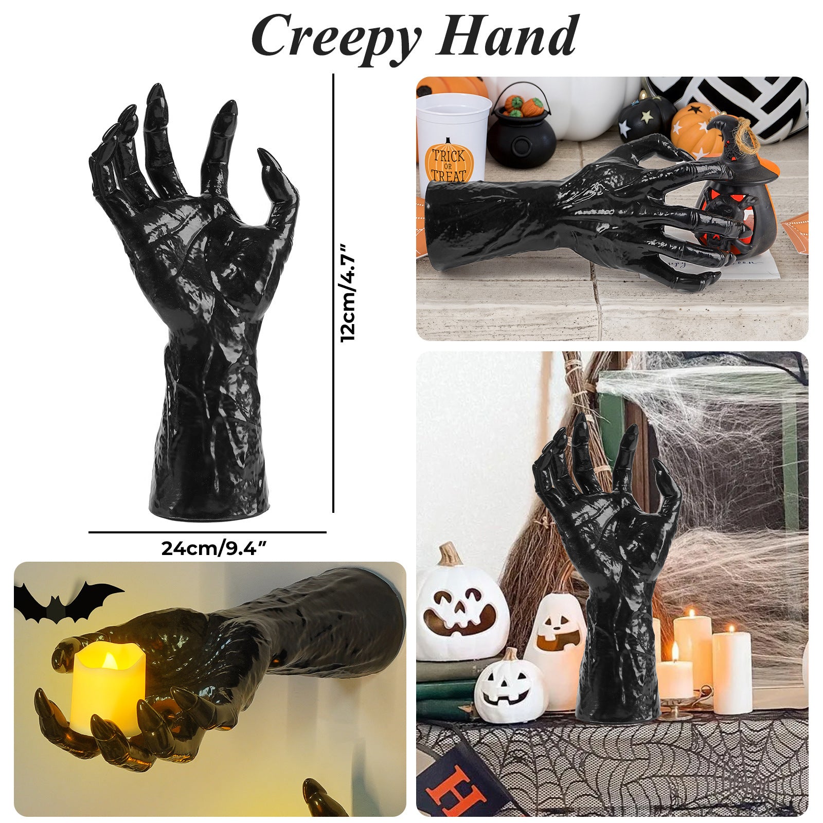 Mroace Lighted Creepy Reaching Hands Halloween Decorations