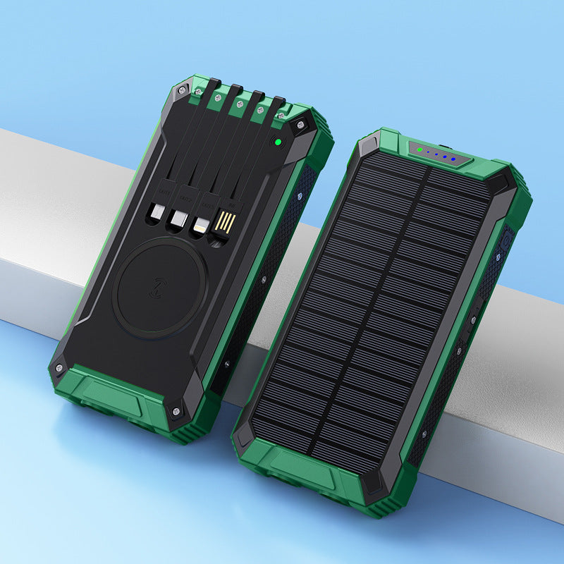 Mroace Solar Wireless Portable Power Bank