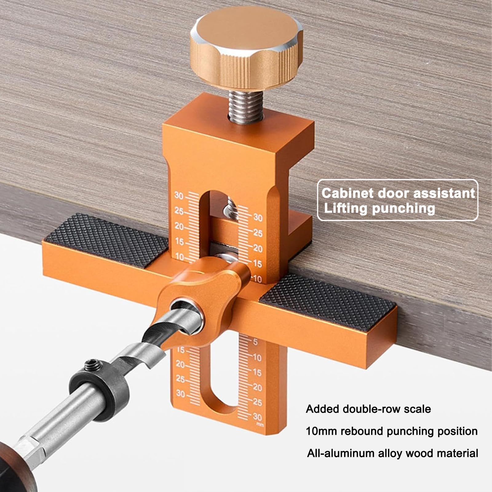 Mroace Adjustable Aluminum Alloy Cabinet Door Installation Jig