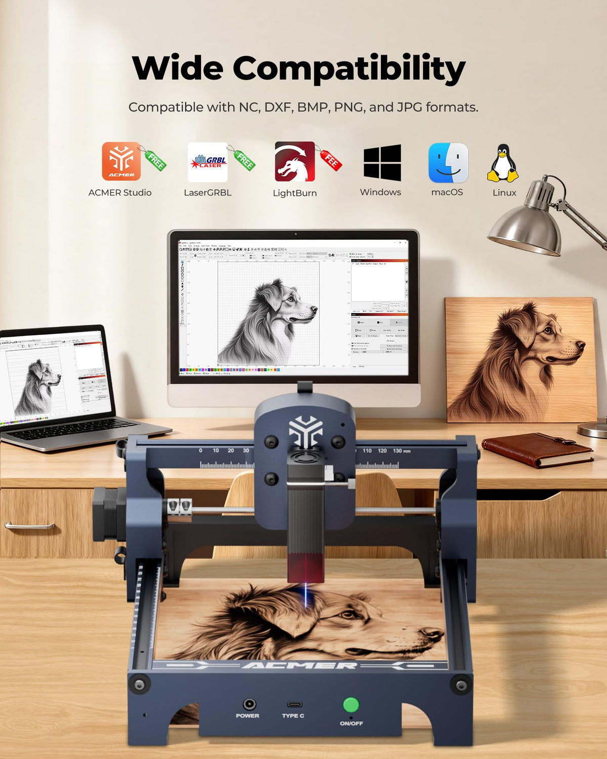 Mroace Precision Laser Engraving And Cutting Machine