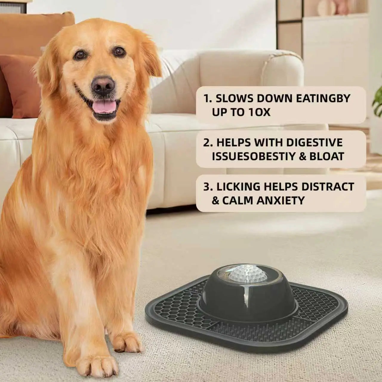 Mroace Slow Feeder Dog Bowls for Liquid Treat