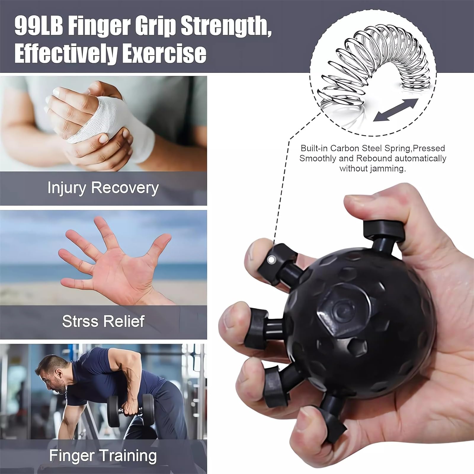 Mroace Adjustable Hand And Forearm Strengthener