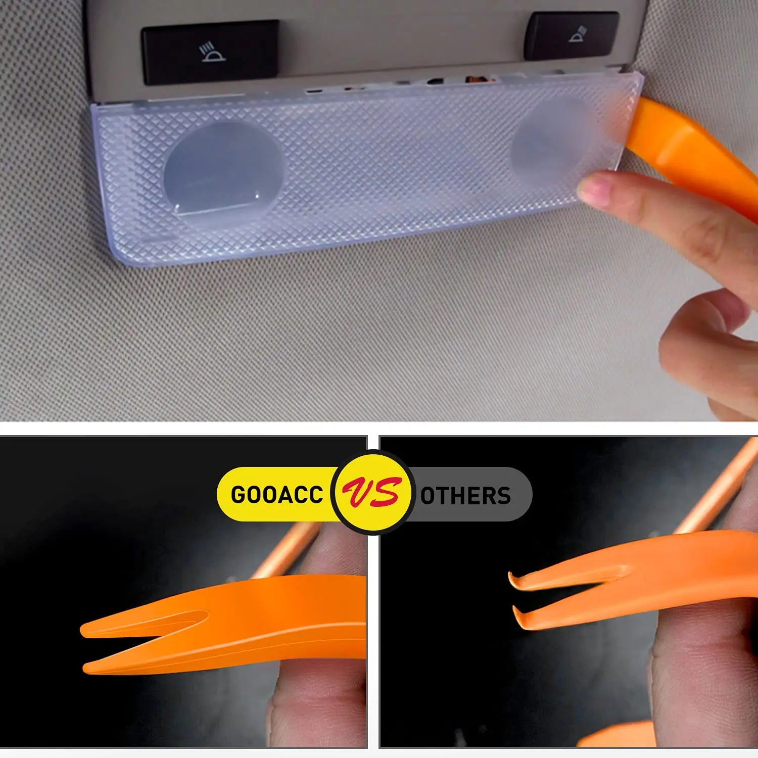 Mroace Abrasion Resistant Nylon Car Clips Kit