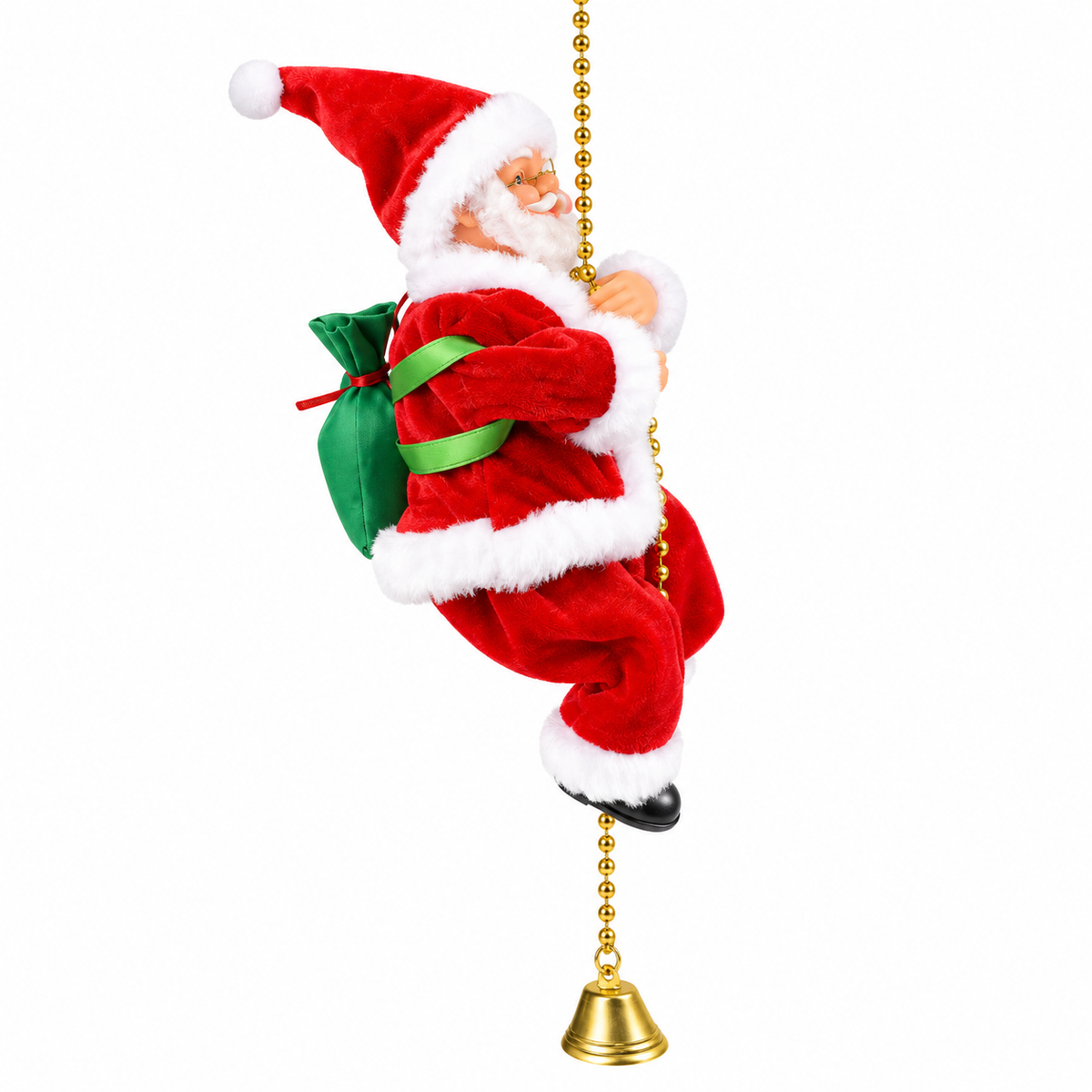 Mroace Musical Electric Climbing Santa Christmas Decoration