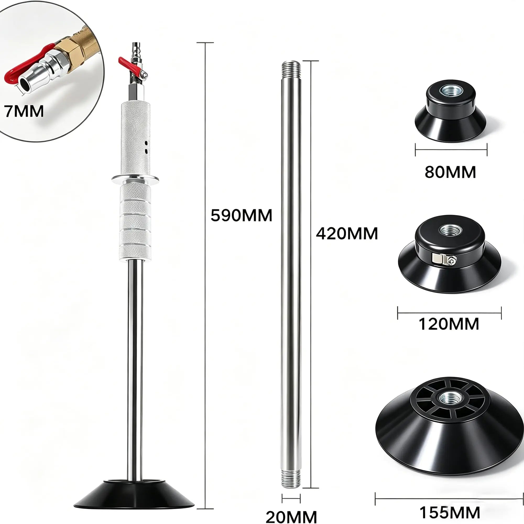 Mroace Pneumatic Suction Cup Dent Puller Kit