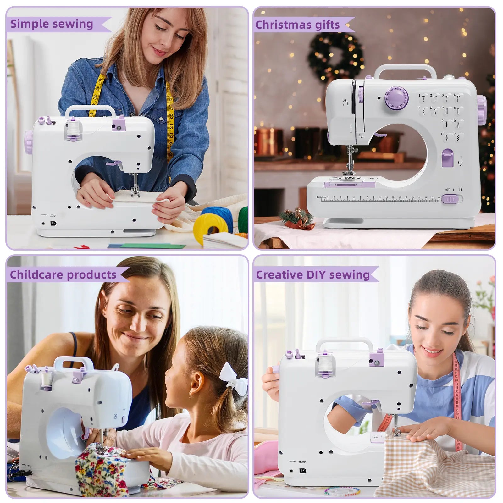 Mroace Portable Multifunctional Sewing Machine
