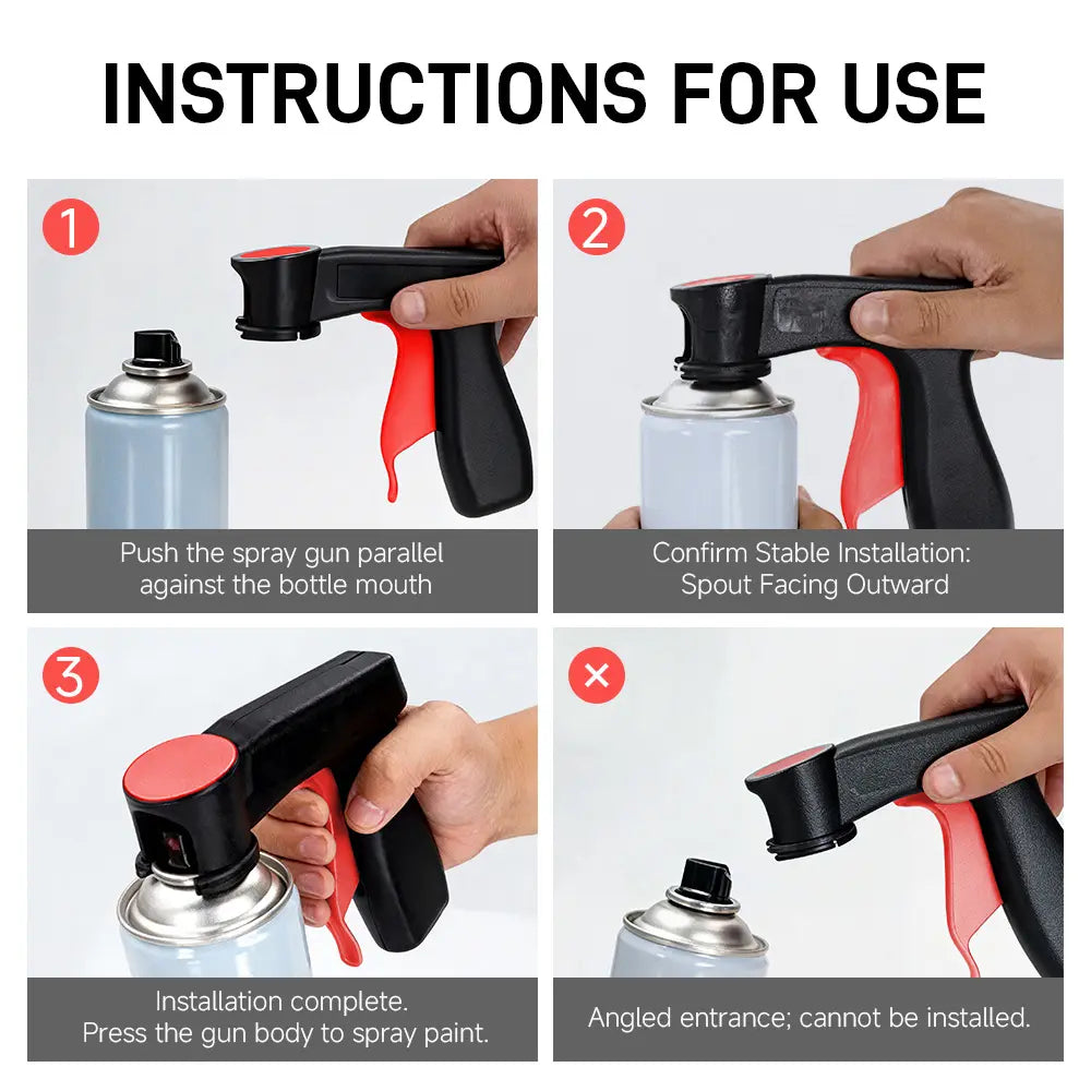 Mroace Ergonomic Handheld Paint Sprayer Handle