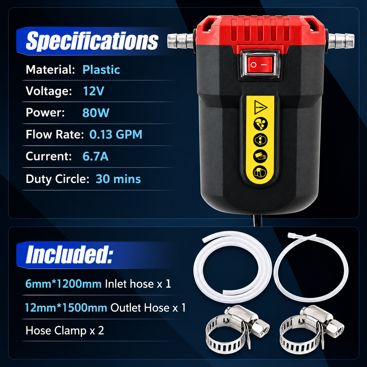 Mroace Electric Oil Extractor And Transfer Pump