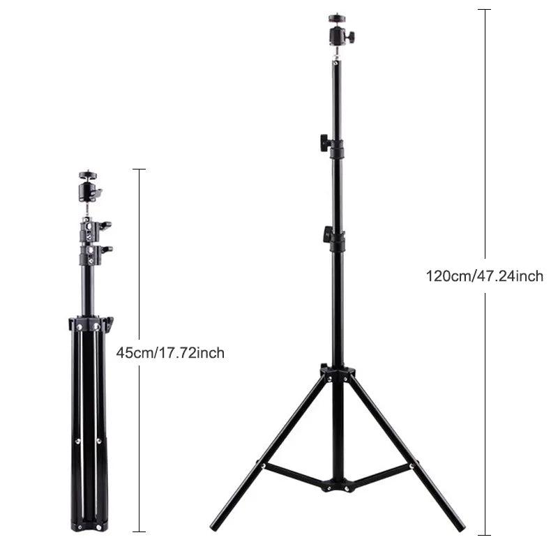 Mroace Universal 120CM Retractable Projector Tripod Stand