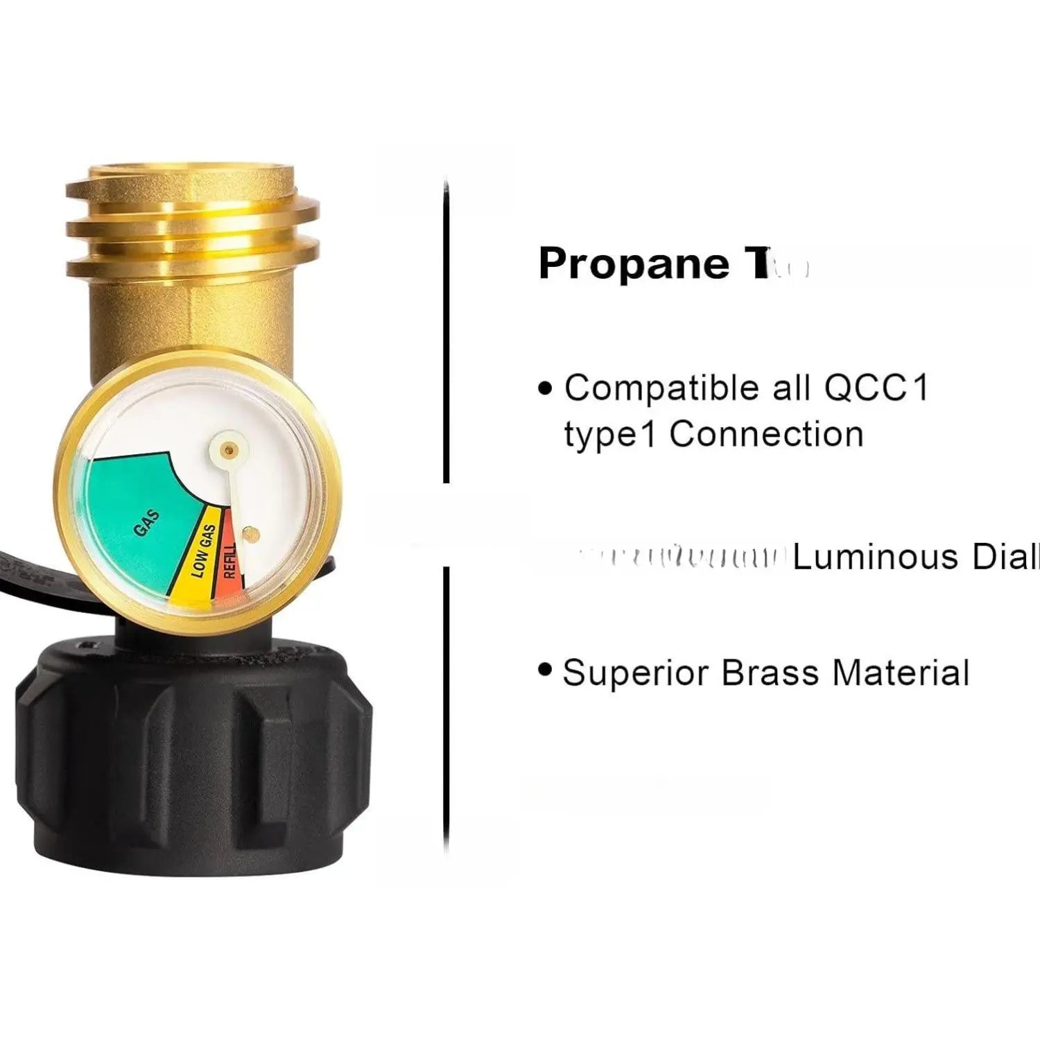 Mroace Universal QCC1-Connection Propane Tank Gauge