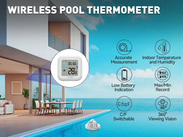 Mroace Wireless Pool Thermometer