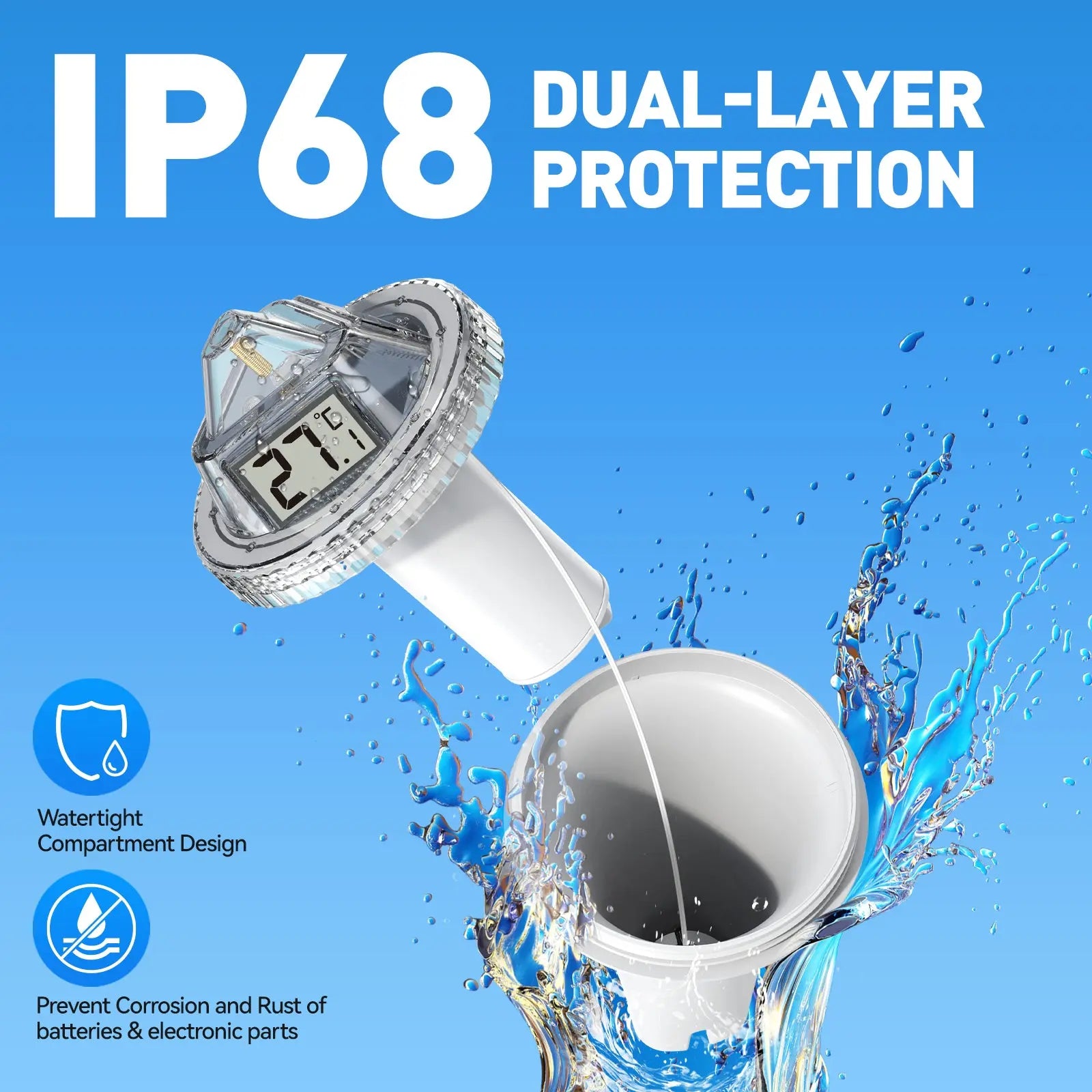 Mroace Wireless Pool Thermometer