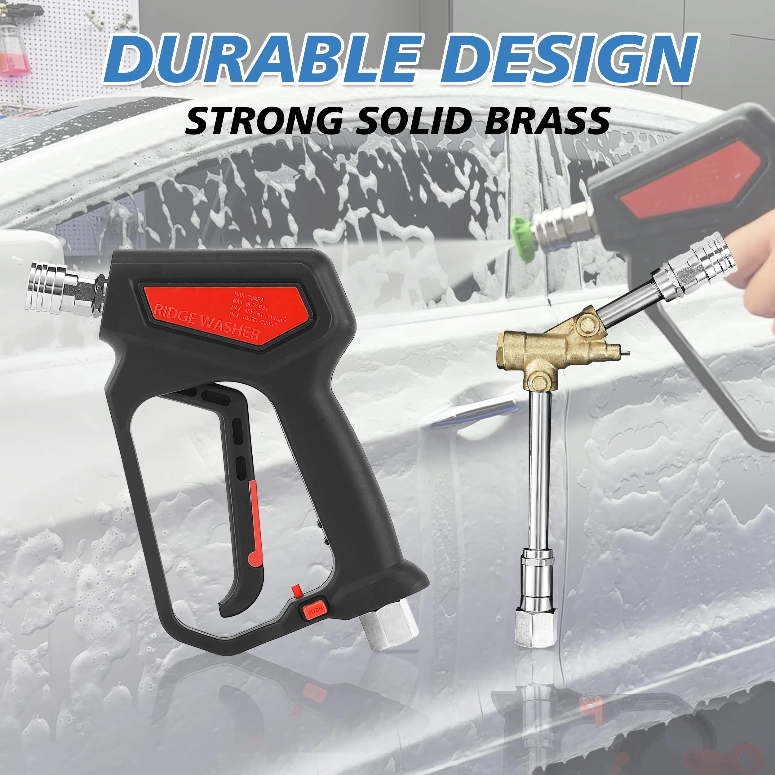 Mroace Heavy Duty Pressure Washer Spray Gun
