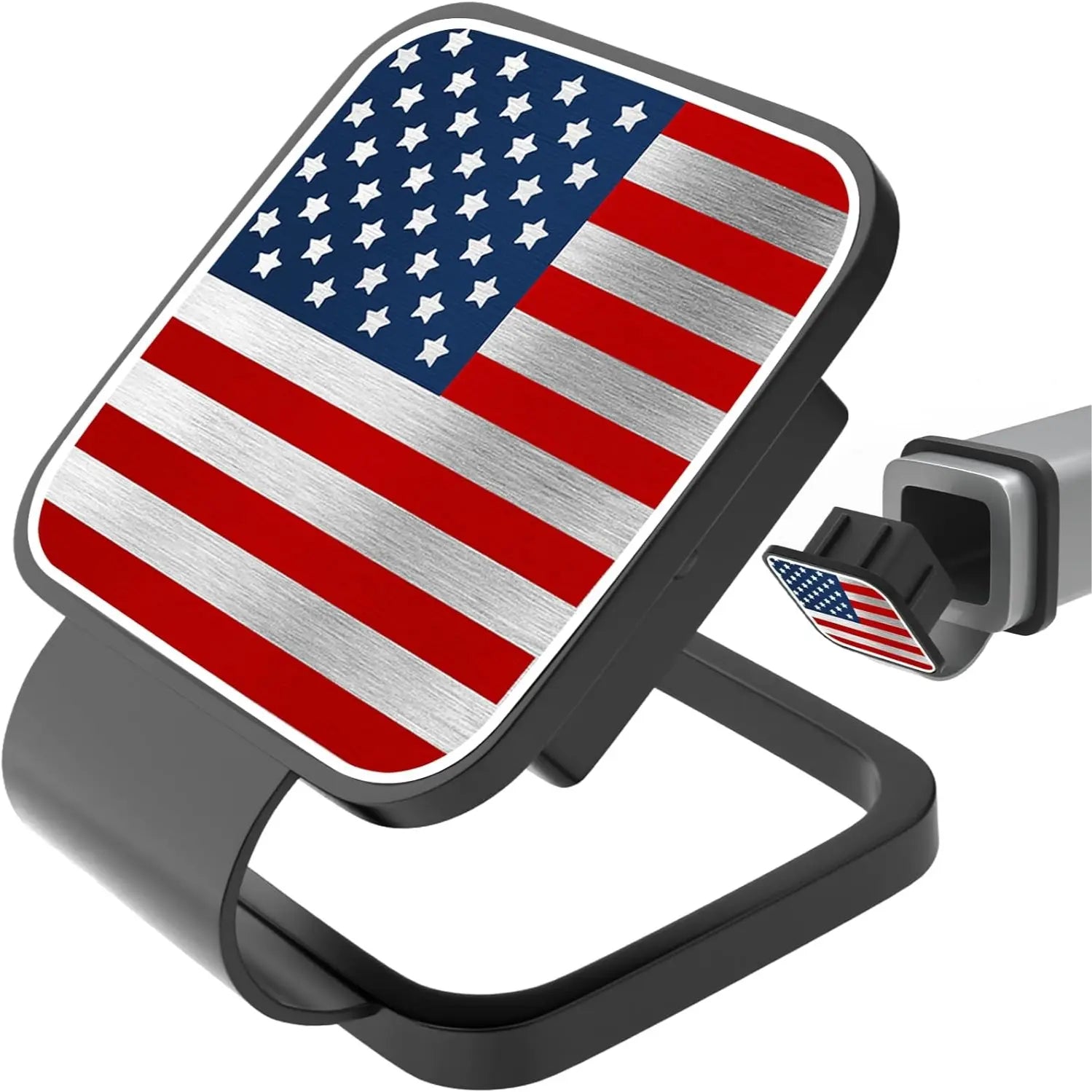 Mroace American Flag Hitch Cover for 2 Inch Receivers