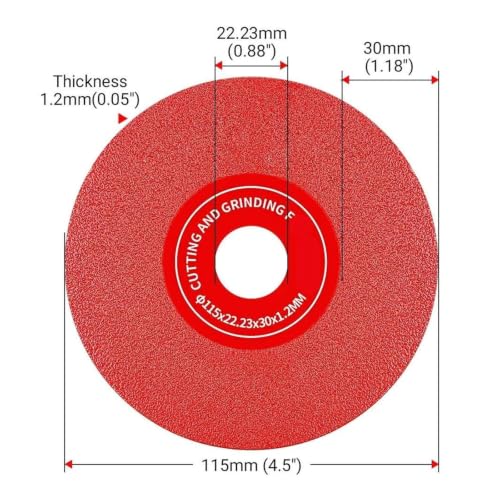 Mroace Extra Wide Diamond Saw Blades for Tile and Stone – 3PCS