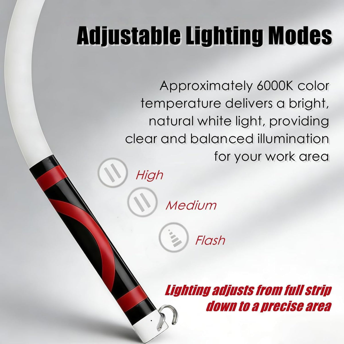Mroace Rechargeable Flexible LED Work Light Stick