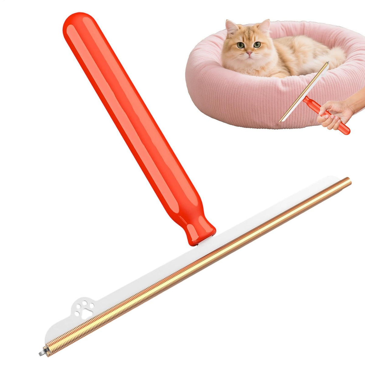 Mroace Long Handle Reusable Pet Hair Remover