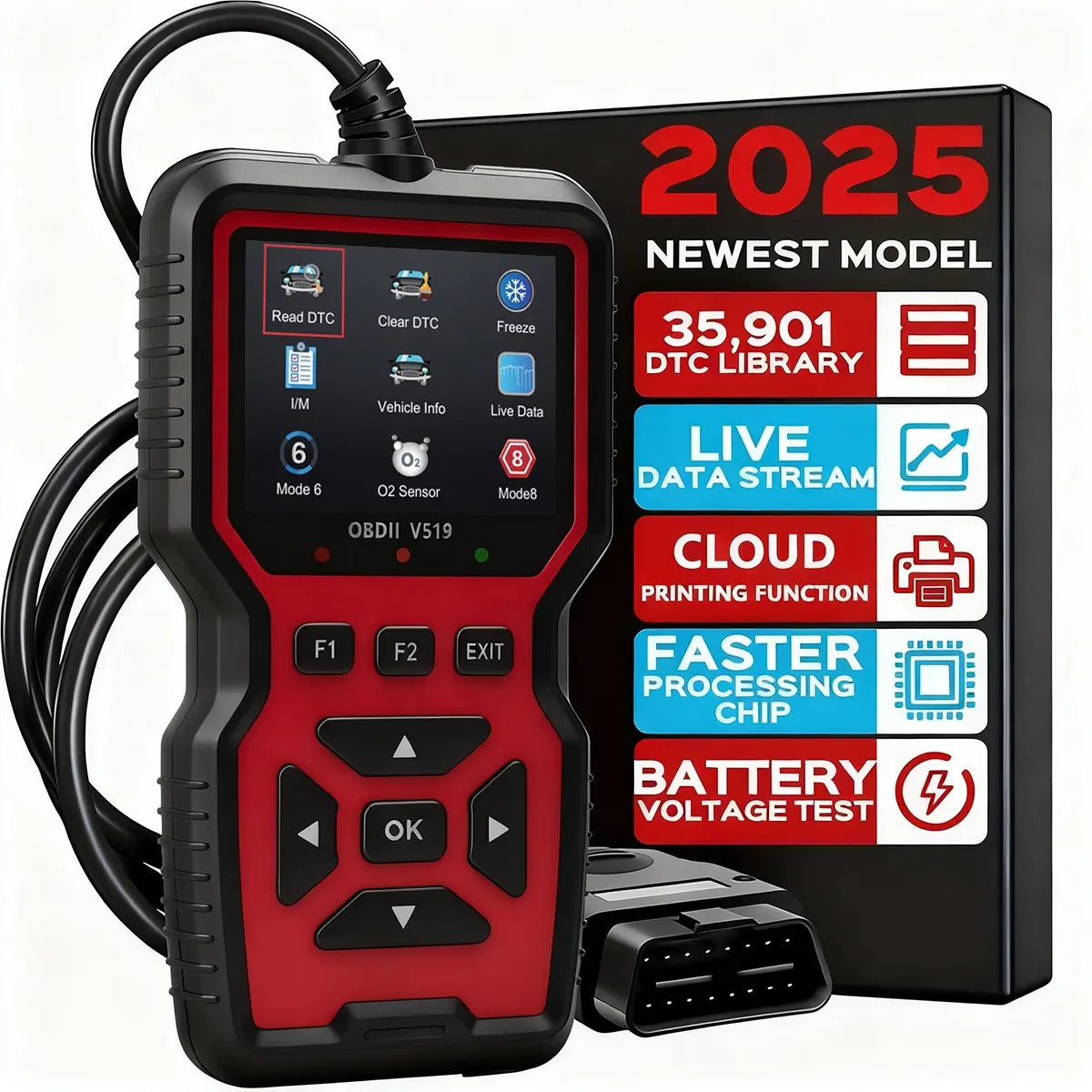 Mroace Handheld OBD Car Diagnostic Scanner