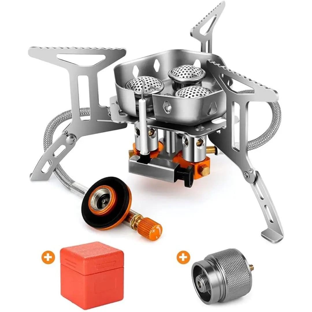 Mroace Windproof Portable Camping Gas Stove