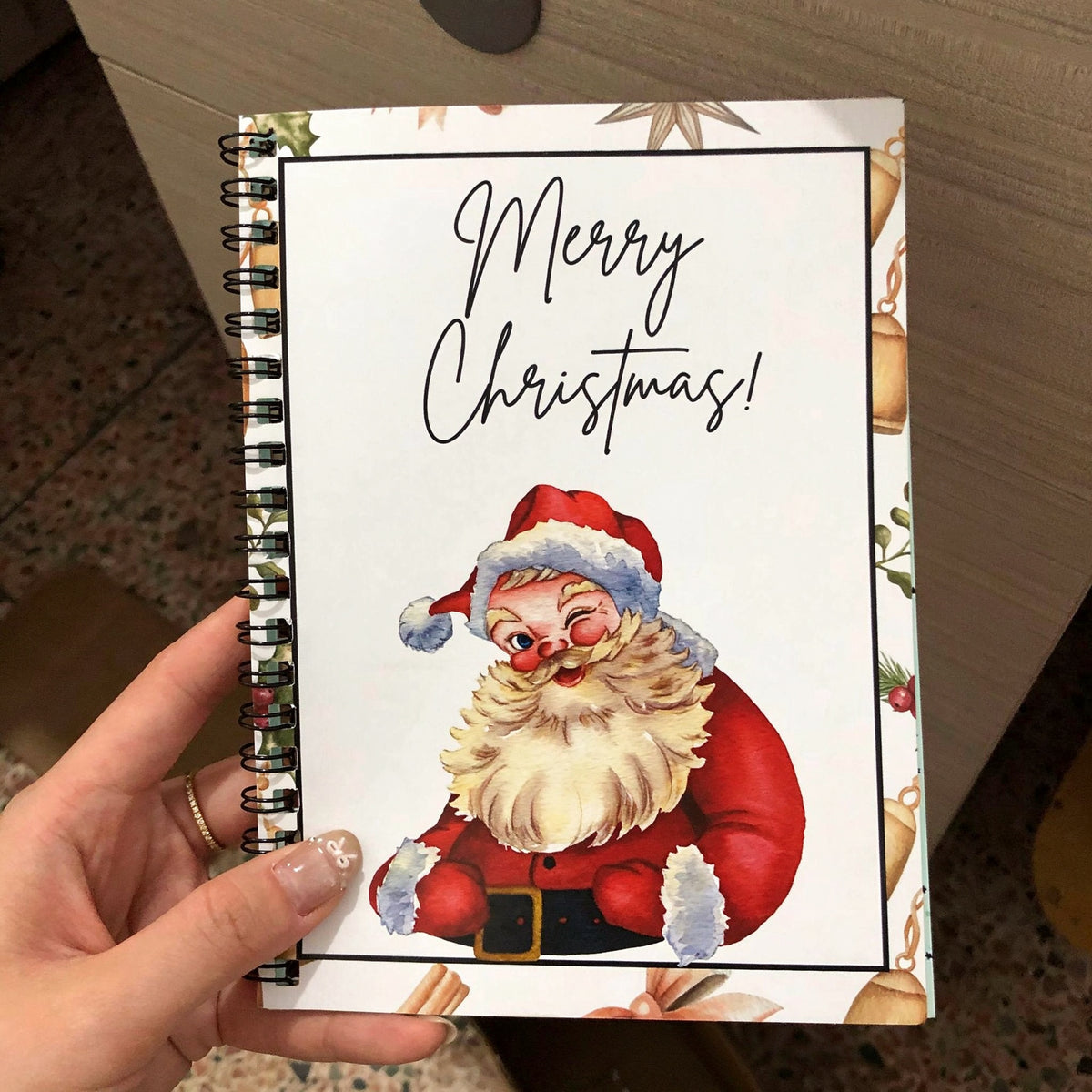Mroace DIY Spiral Bound Christmas Gift Card Album