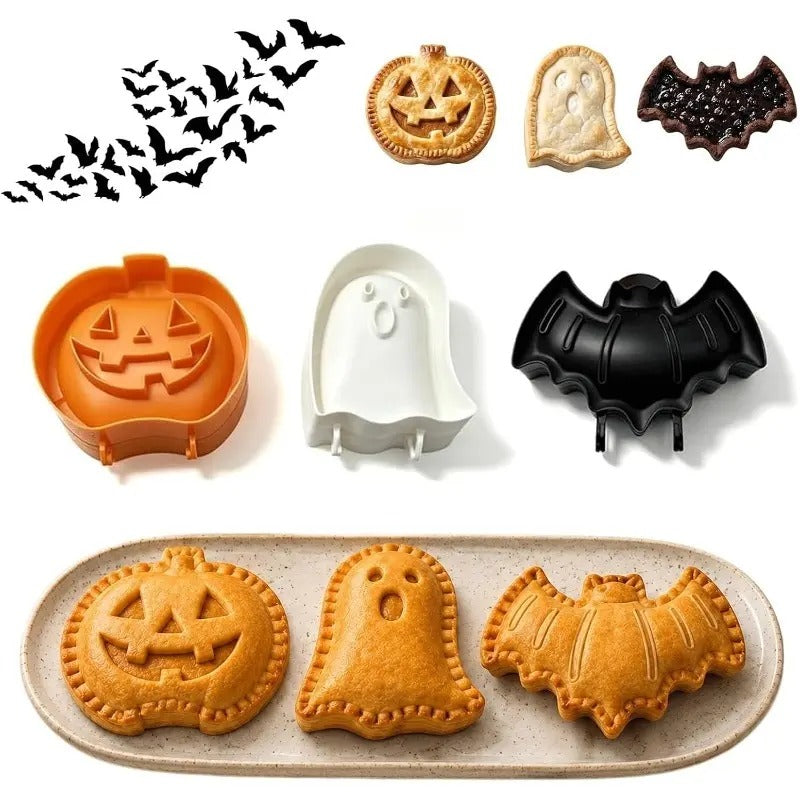 Mroace Halloween Hand Pie Mold Set