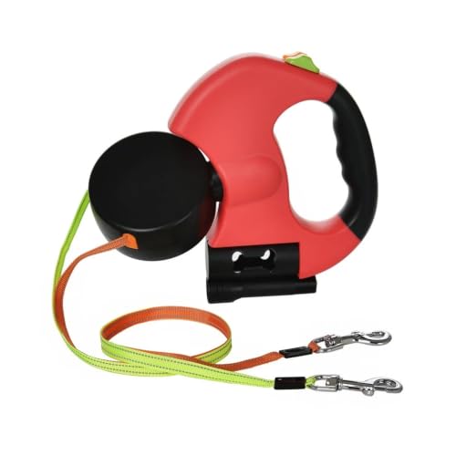Mroace Adjustable Dual Retractable Pet Leash With LED Light