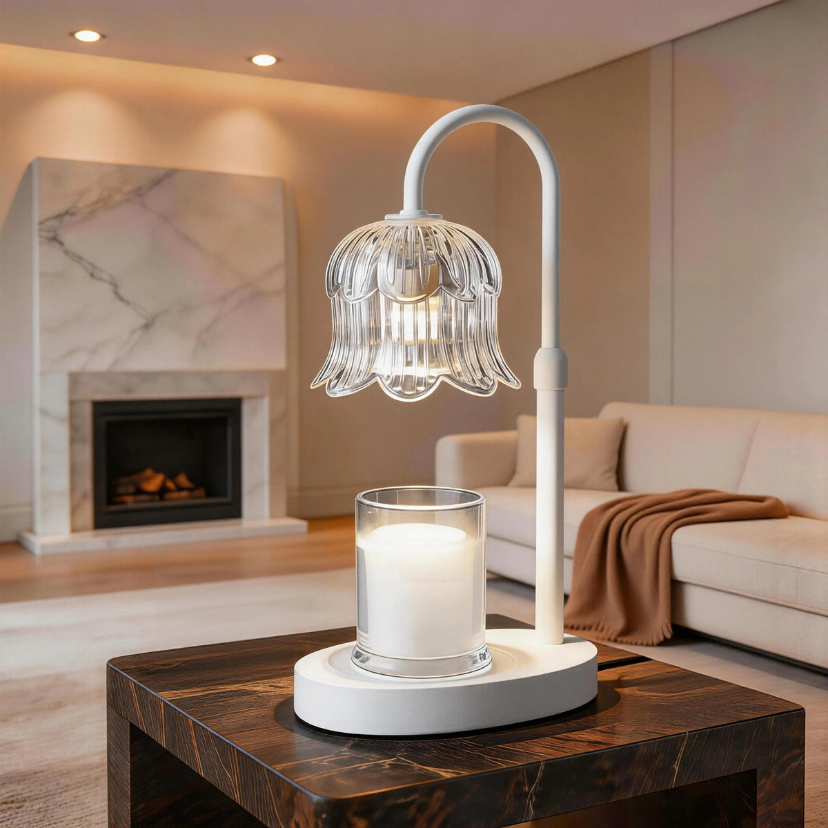 Mroace Adjustable Candle Warmer Lamp With Timer