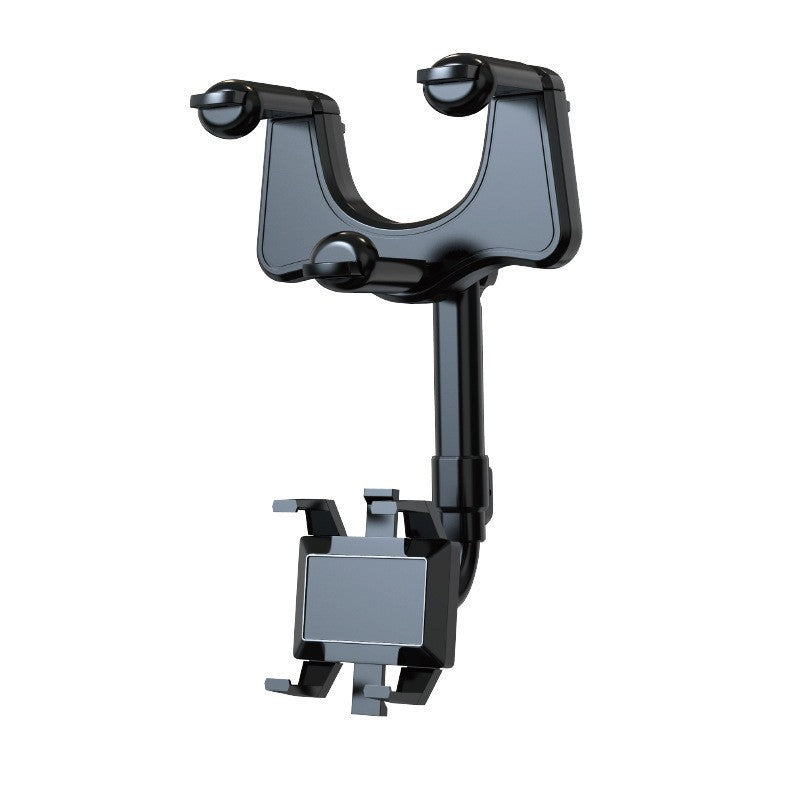 Mroace Rotatable Retractable Rear View Mirror Phone Holder