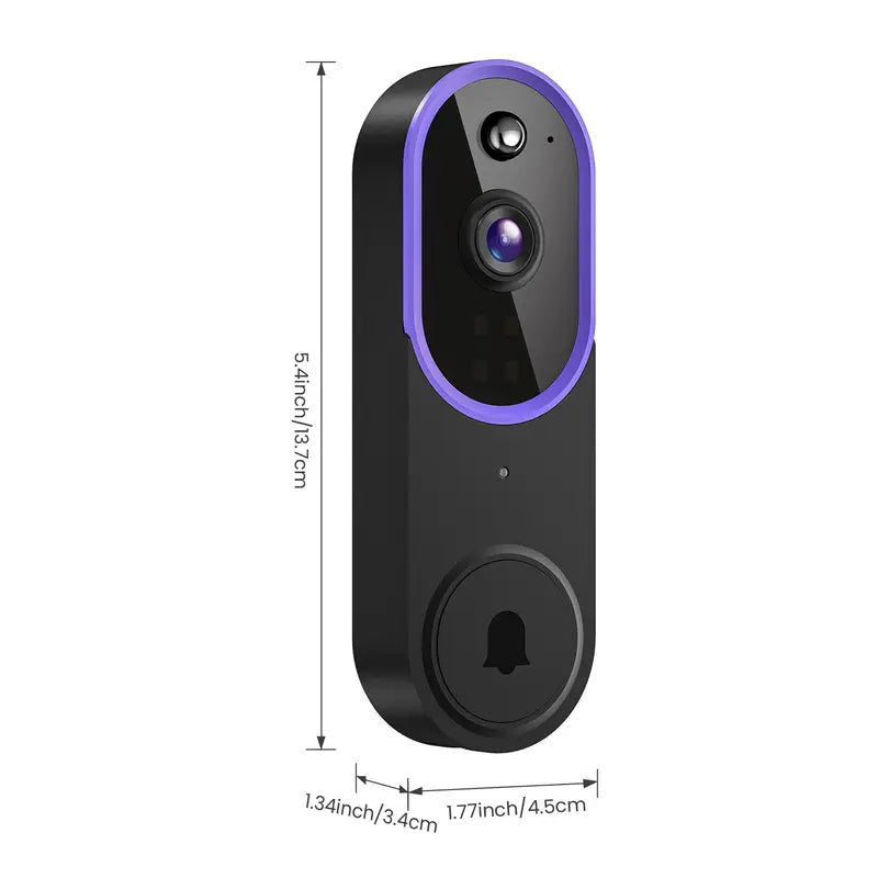 Mroace Wireless Smart Doorbell Camera With AI Human Detection