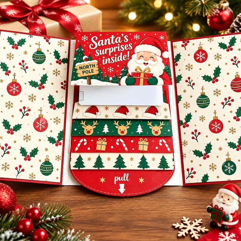 Mroace Waterfall Christmas Gift Card Booklets