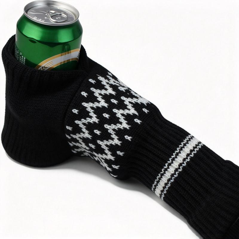 Mroace Insulated Knitted Beer Mitten Gloves