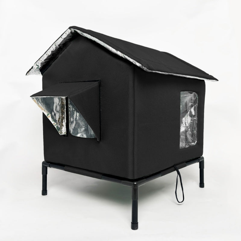 Mroace Waterproof Foldable Elevated Outdoor Cat House