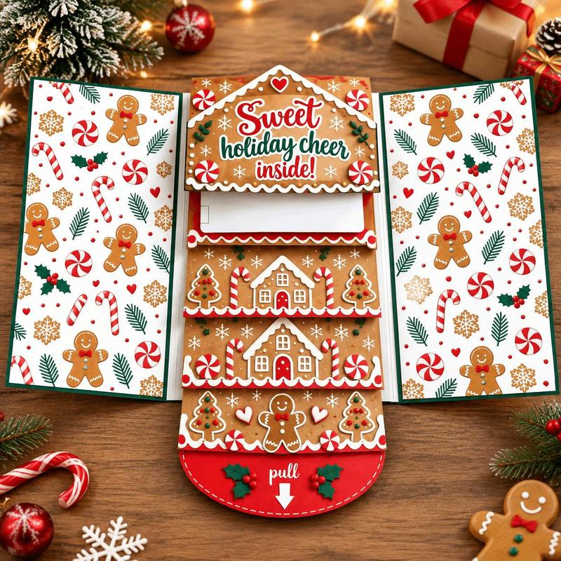 Mroace Waterfall Christmas Gift Card Booklets