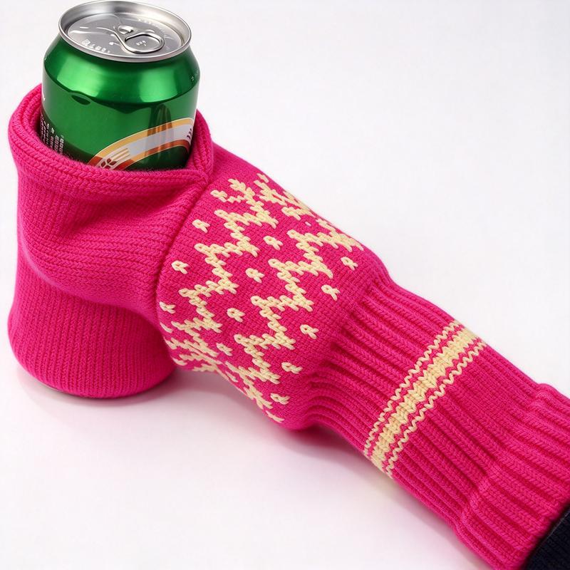 Mroace Insulated Knitted Beer Mitten Gloves