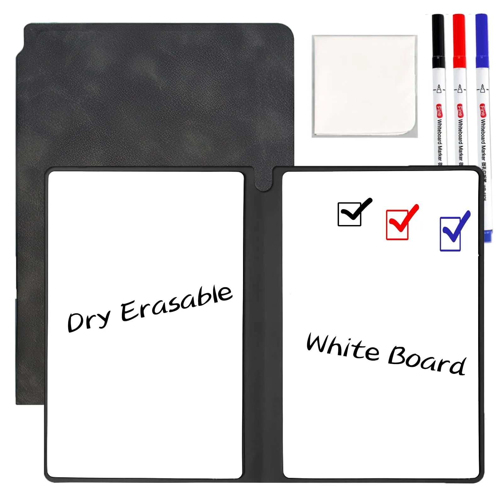Mroace Reusable Dry Erase Whiteboard Notebook