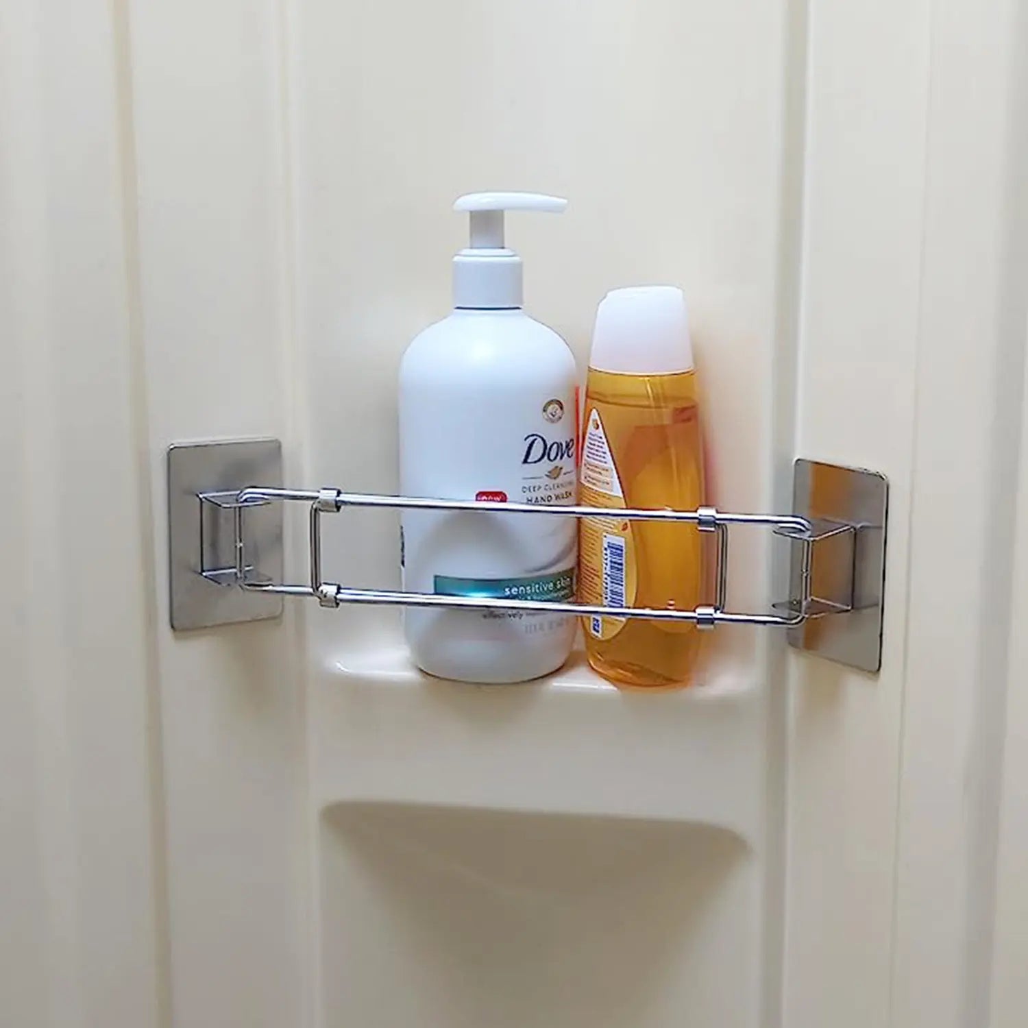 Mroace Adjustable Stainless Steel RV Corner Storage Bar 2 Pack