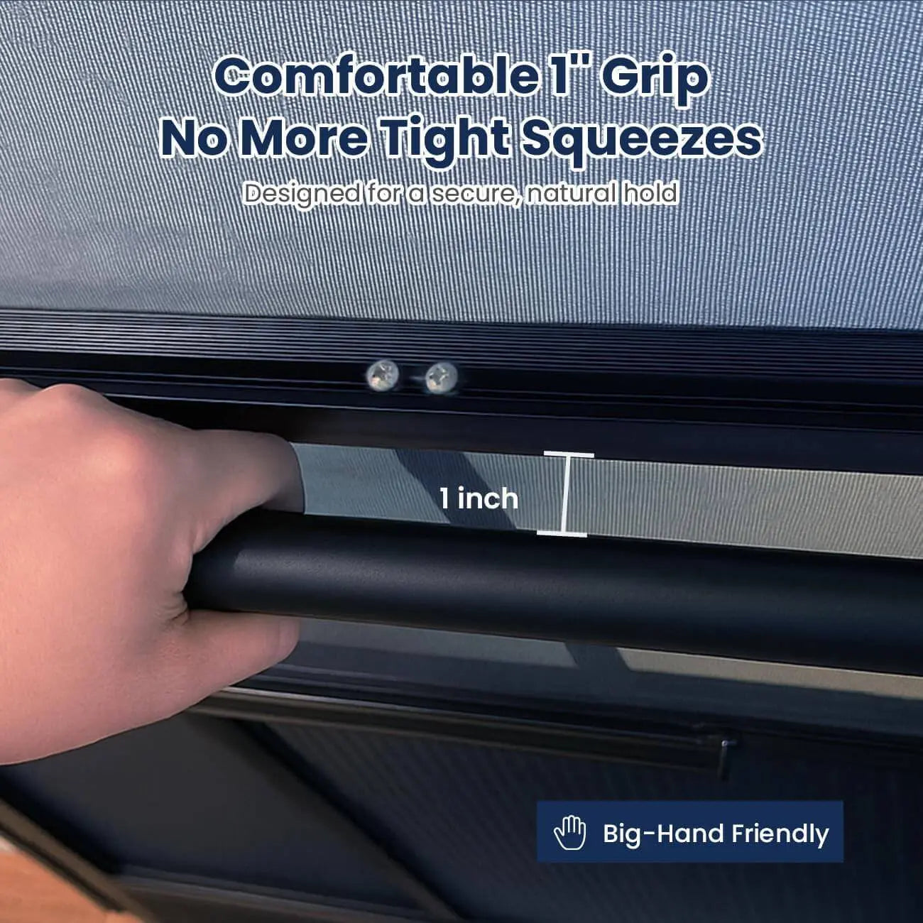 Mroace All-Aluminum RV Screen Door Handle Bar