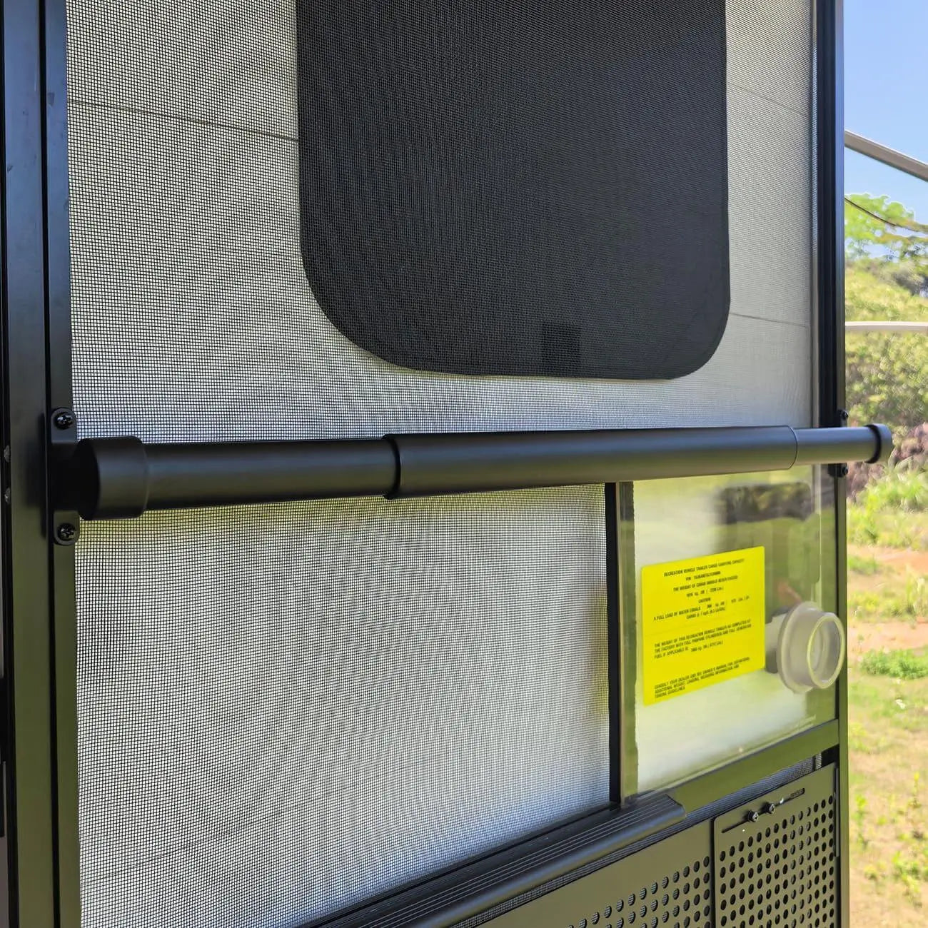 Mroace All-Aluminum RV Screen Door Handle Bar