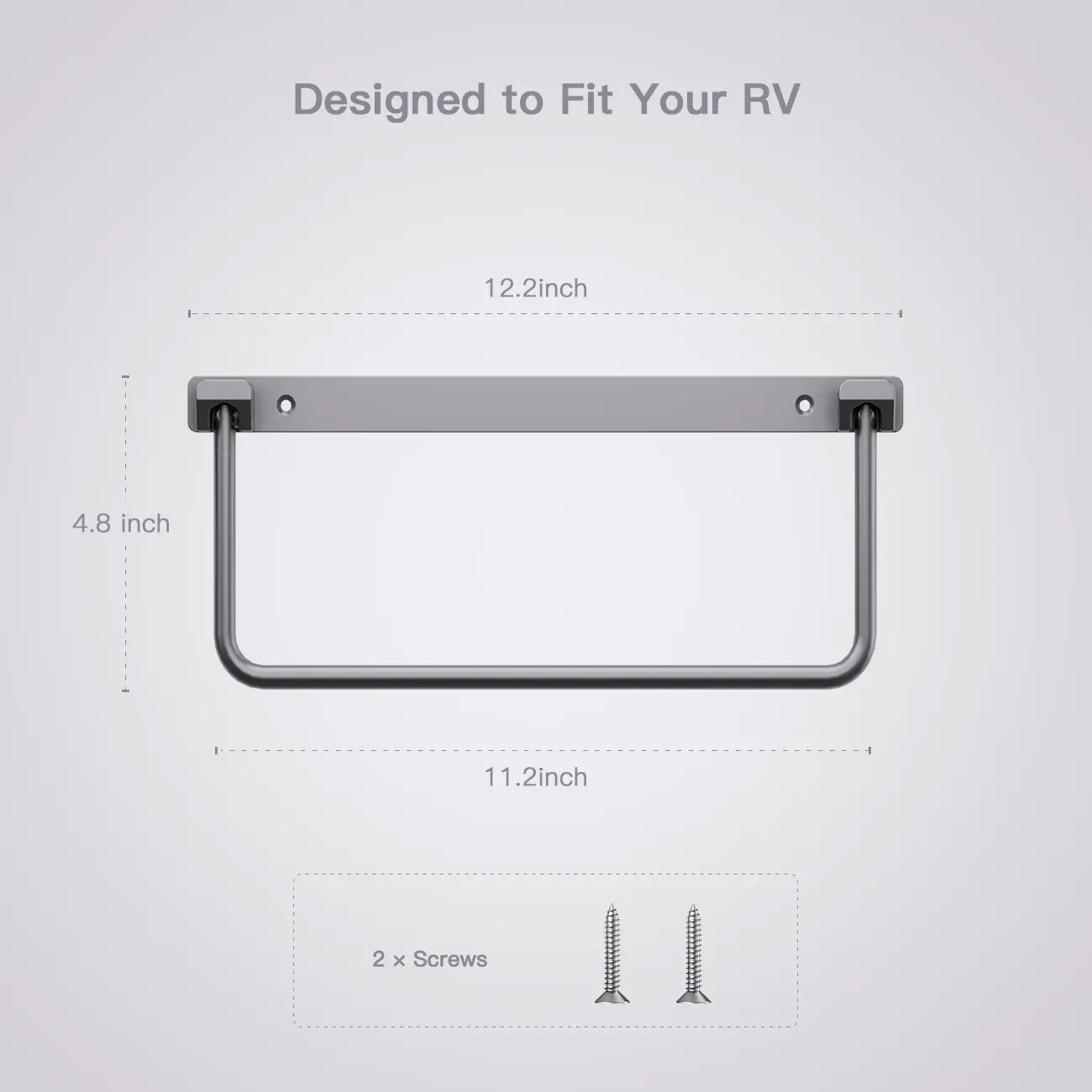 Mroace Foldable Aluminum RV Shoe Rack