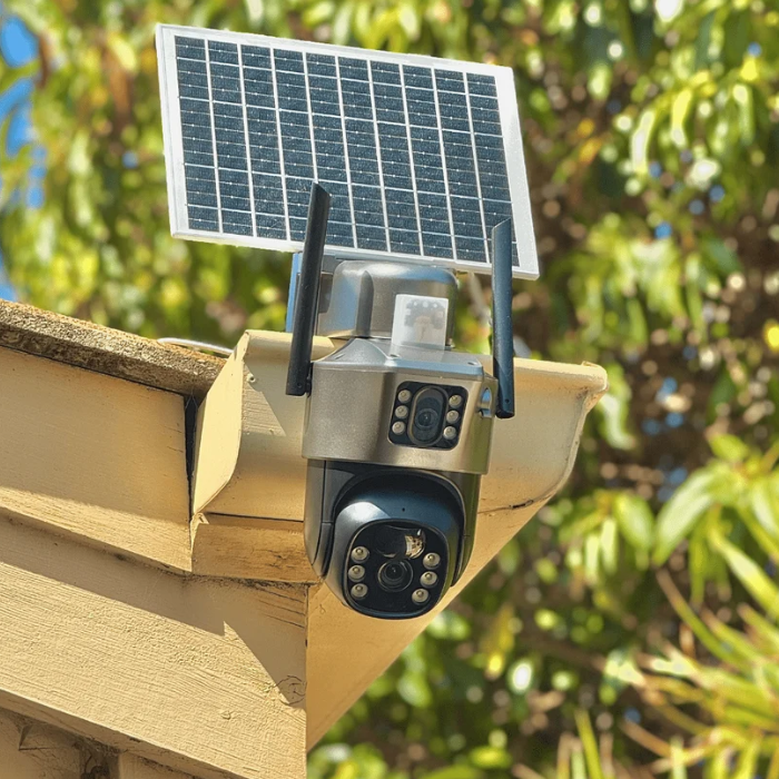 Mroace Solar Powered AI Security Camera
