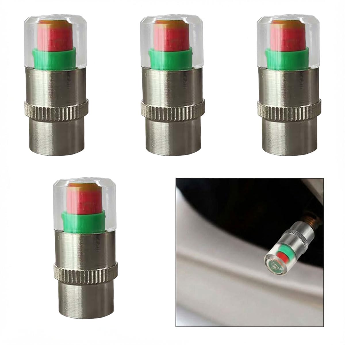 Mroace Tire Pressure Monitor Valve Stem Caps