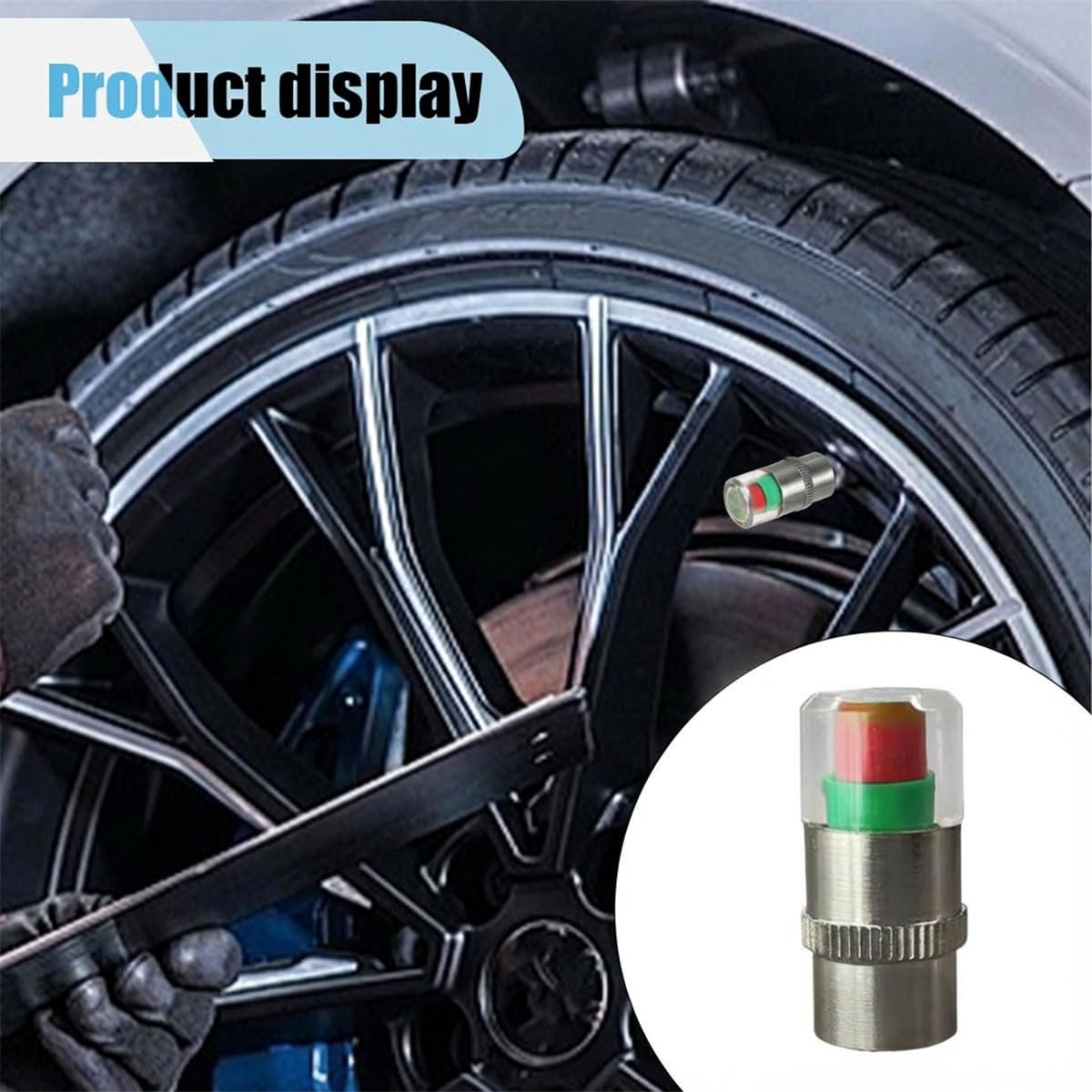 Mroace Tire Pressure Monitor Valve Stem Caps